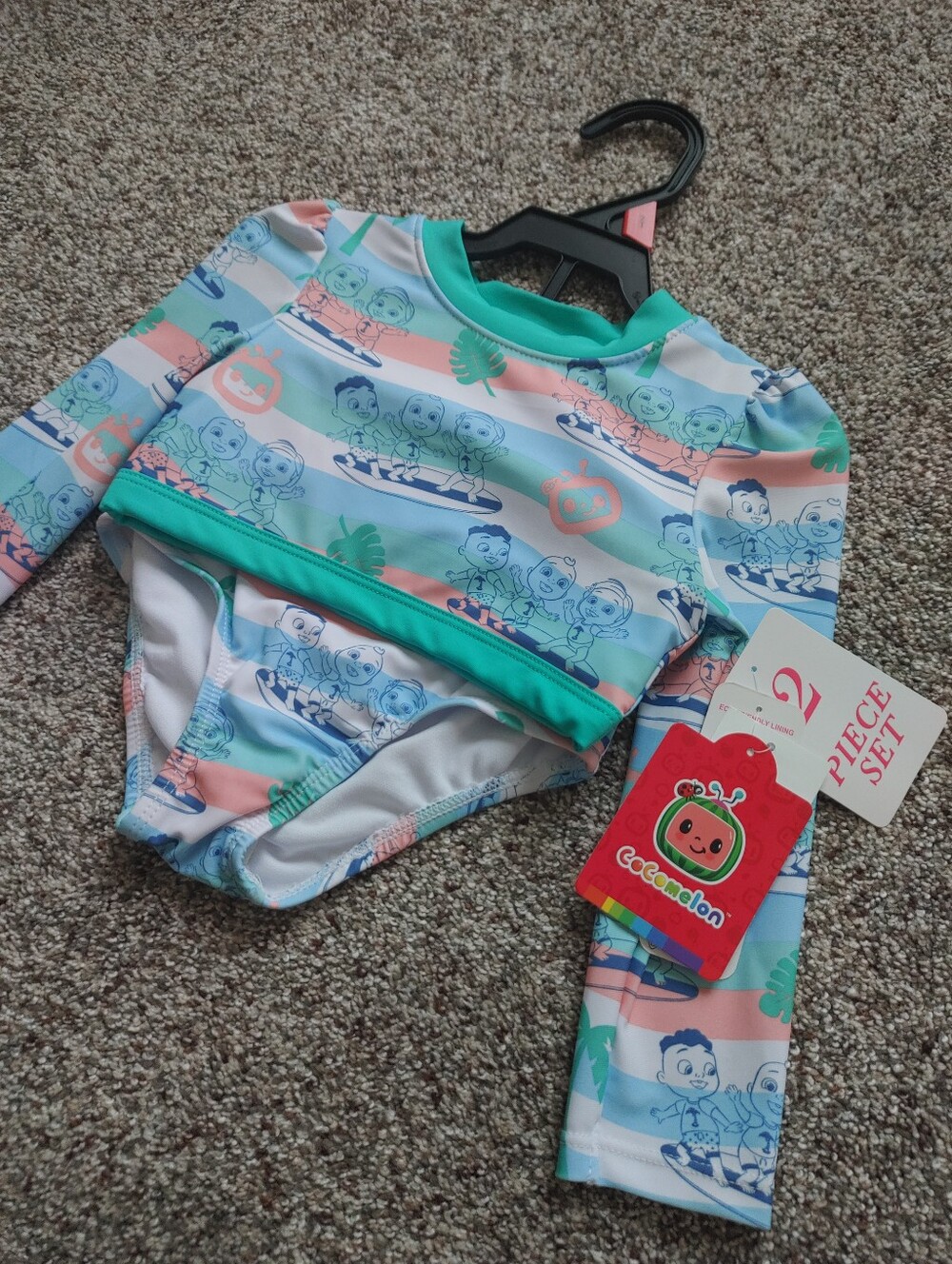 Nwt 2T Cocomelon Swimsuit